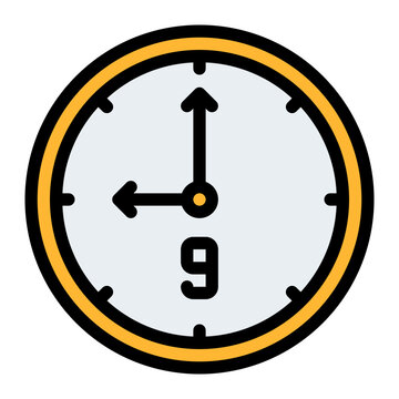 9am date time schedule icon