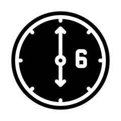 6am date time schedule icon
