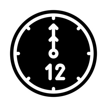 12am date time schedule icon