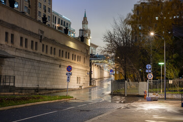 Naklejka premium street in the old town