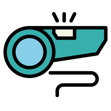 recommend clip art: whistle filled outline icon style