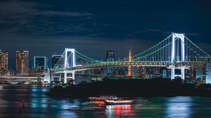 Fototapeta na wymiar Rainbowbridge Tokyo