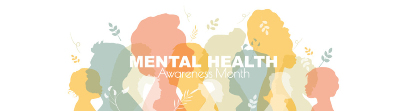 Mental Health Awareness Month Banner.