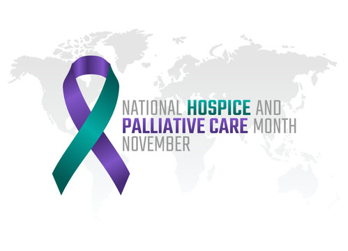 vector graphic of national home care and hospice month good for national home care and hospice month celebration. flat design. flyer design.flat illustration. - Powered by Adobe