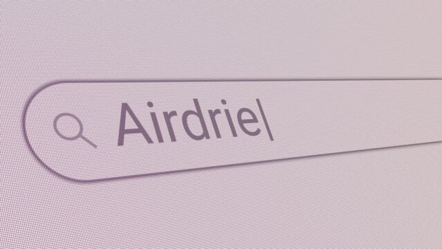 Search Bar Airdrie 
Close Up Single Line Typing Text Box Layout Web Database Browser Engine Concept
