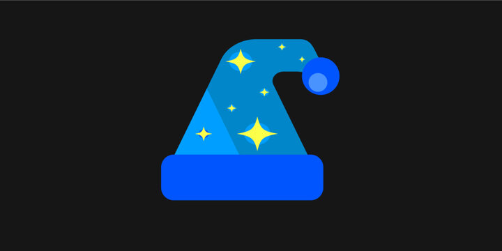 Night Cap Flat Design Vector Art Illustration Graphic Design.ai