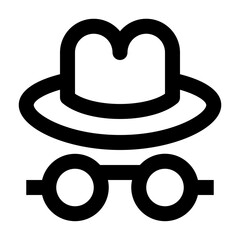 Icon Detective With Style Outline