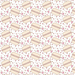 Macaron dessert pattern