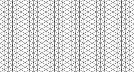 isometric graph paper. perspective grid template for architect. engineering seamless pattern. background for technical school paper. Vector