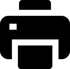Fototapeta premium Printer glyph icon