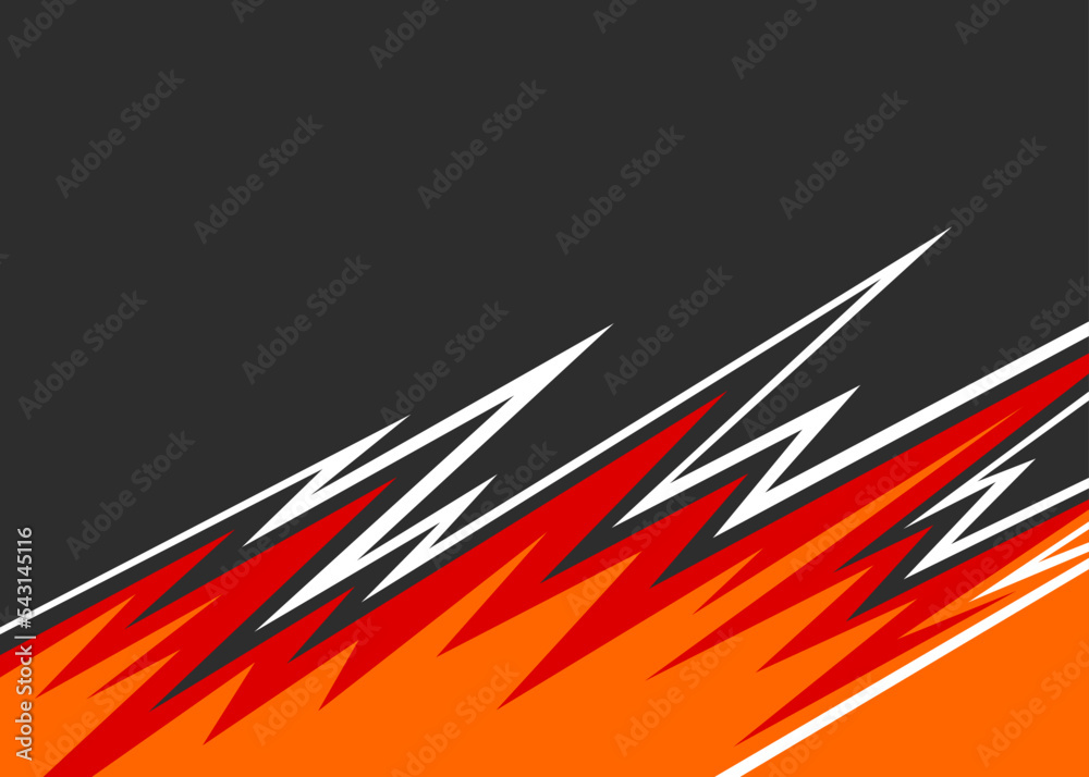Poster abstract background with gradient sharp and spike pattern and with some copy space area