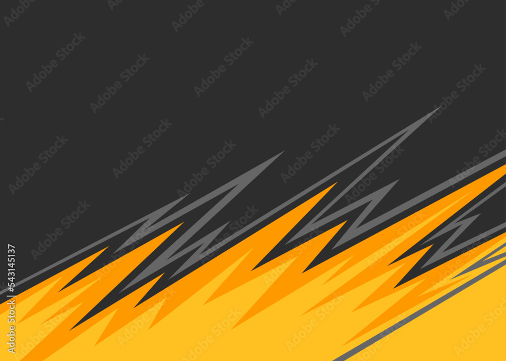 Poster abstract background with gradient sharp and spike pattern and with some copy space area