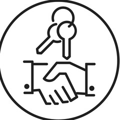 Key in hand. Real estate