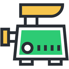 Mincer Machine Vector Icon