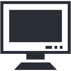 Monitor Vector Icon