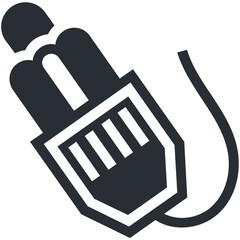Jack Cable Vector Icon