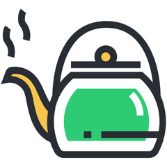 Teakettle Vector Icon