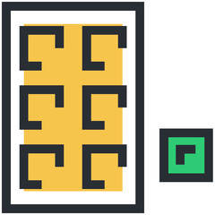 Obraz premium Chocolate Bar Vector Icon