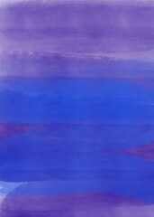 Purple Blue Gouache Abstract Background