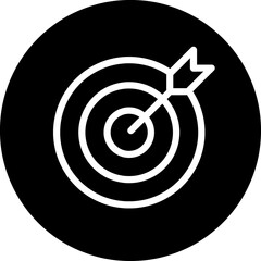 Goal, mision, aim symbol