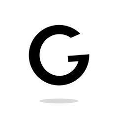 google icon vector. Linear style sign for mobile concept and web design. google symbol illustration. Pixel vector graphics - Vector.