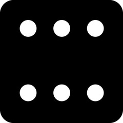 Dice glyph icon