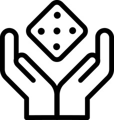 Dice; game; play icon