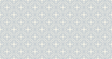 Seamless pattern with vintage style elements