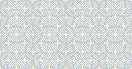 Seamless pattern with vintage style elements
