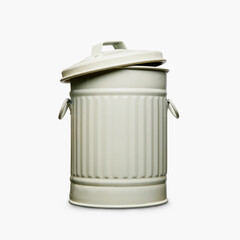 trash can isolated on white
