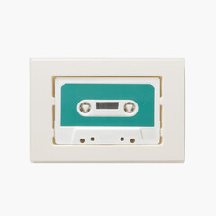 cassette tape isolated on white