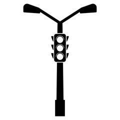 Traffic Light icon. Stoplight, semaphore illustration.