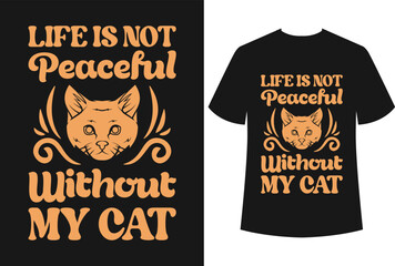 Cat T-shirt Design