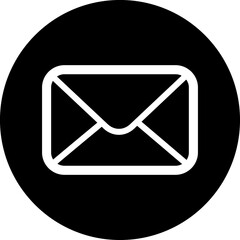 Mail black icon