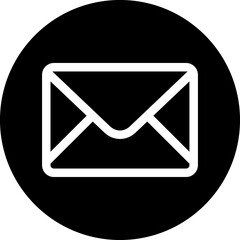 Mail black icon