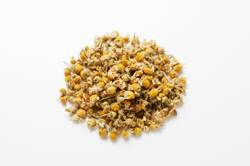 chamomile, herb tea leaves