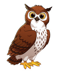 Owl Cartoon Animal Illustration