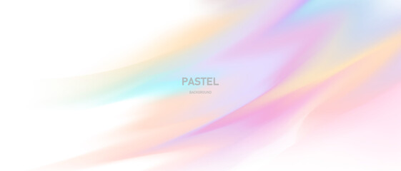 Abstract pastel color background design soft template vector illustration