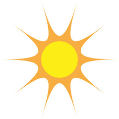 sun simple shape, sun clip art, emoji sun cartoon cute