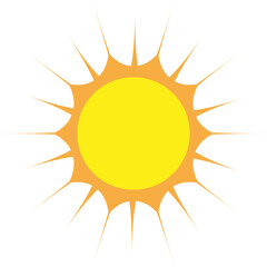 sun simple shape, sun clip art, emoji sun cartoon cute