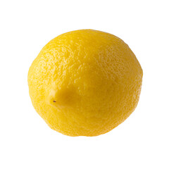 Lemon fruit isolated on a transparent background