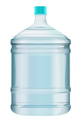 Five gallon big plastic water bottle container , water delivery service of fresh purified water. 19 liter bottle of water