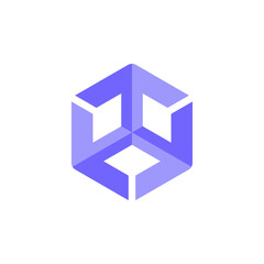 a logo illustration depicting web3, metaverse