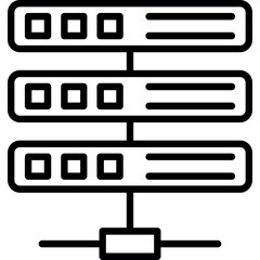 Fototapeta premium Server Icon