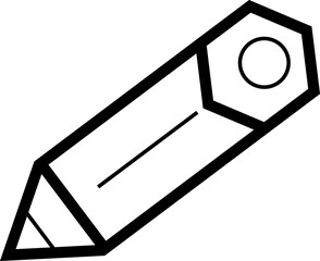pencil line icon