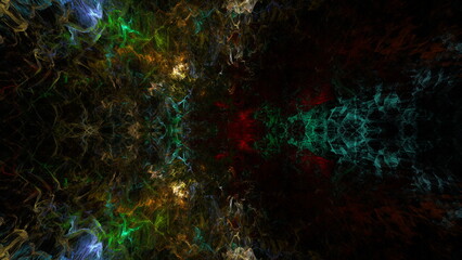Fototapeta na wymiar Fractal Background - 0003 Mandala, Music, Wave, Spiral, Spiritual