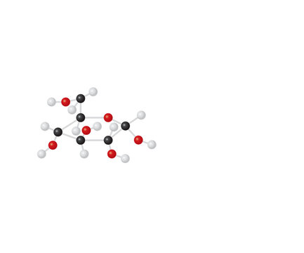Mol&eacute;cule de glucose