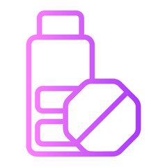 low battery gradient icon