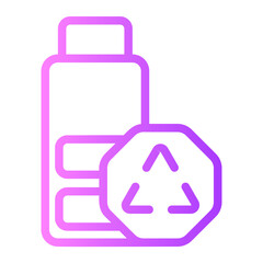 recycle gradient icon