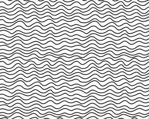 Simple wave lines background. Wavy texture for your design. Seamless pattern